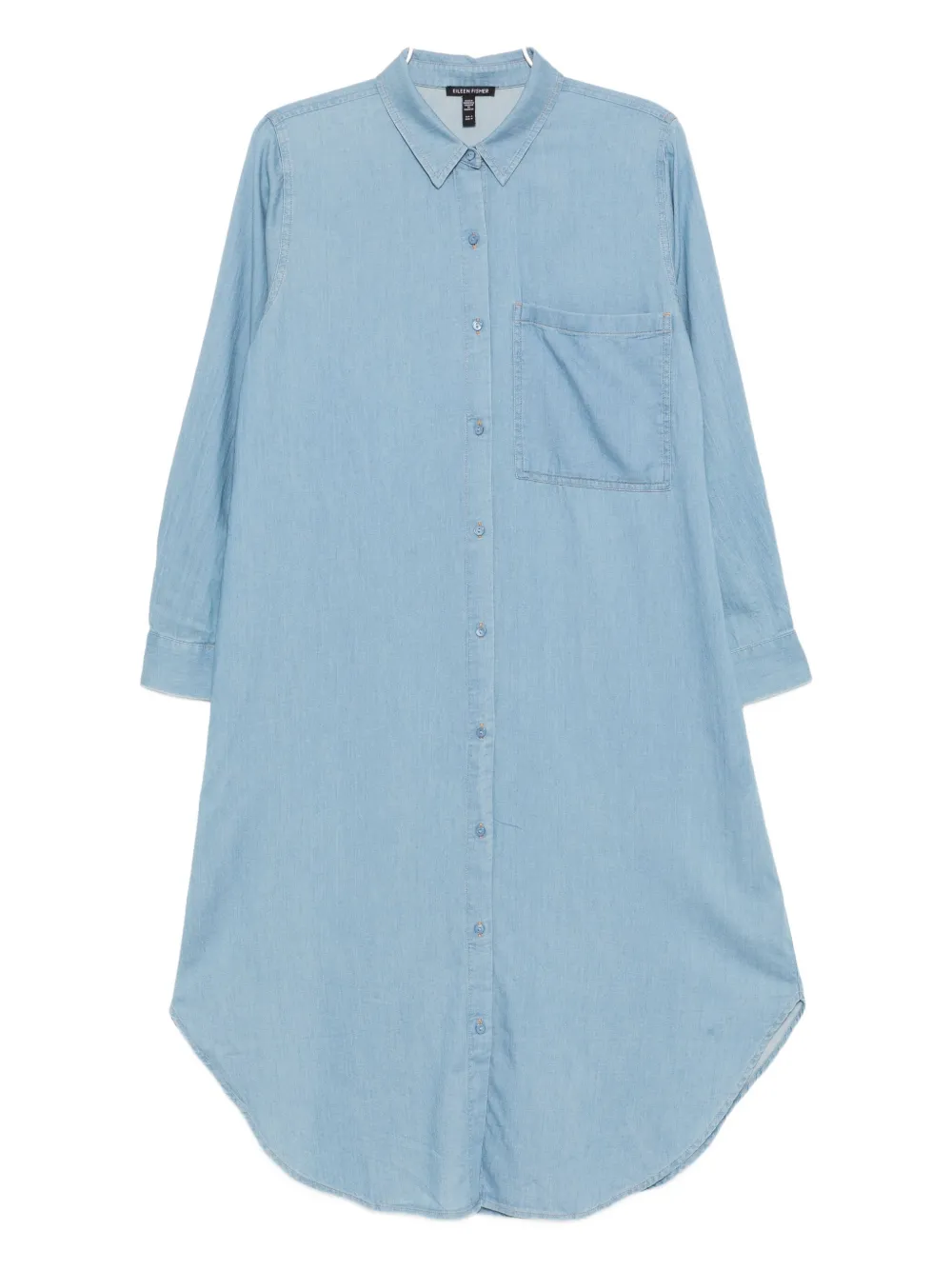 Платье-рубашка из органического хлопка Eileen Fisher, синий
Платье-рубашка из органического хлопка Eileen Fisher, синий
