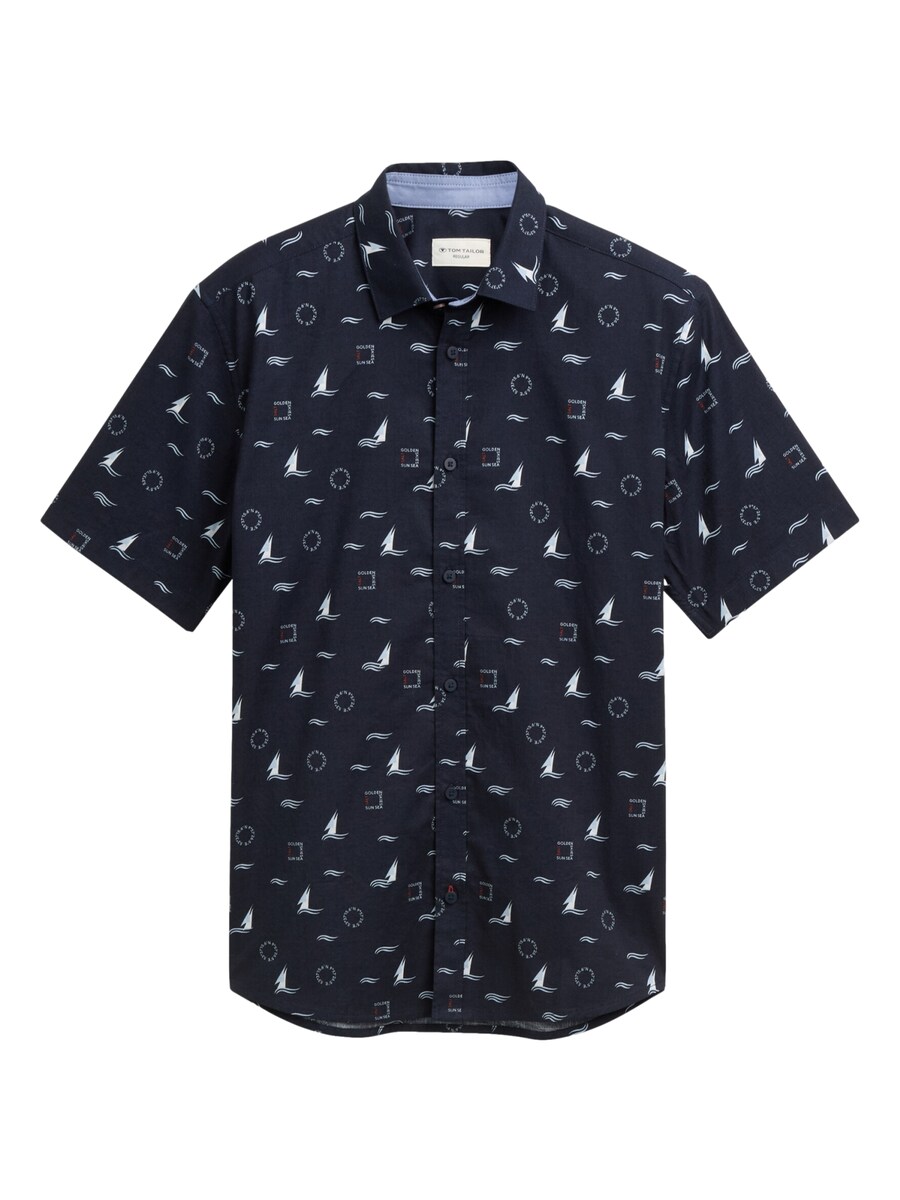 Рубашка на пуговицах Comfort fit TOM TAILOR, синий/темно-синий
Рубашка на пуговицах Comfort fit TOM TAILOR, синий/темно-синий