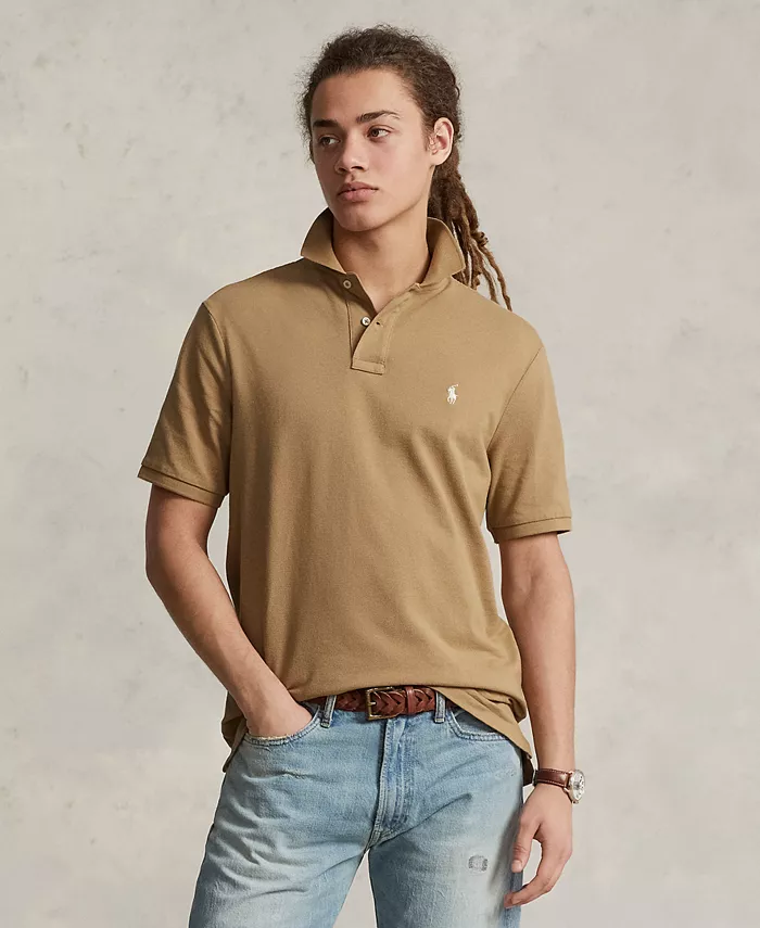 Мужская классическая поло с сетчатой тканью Polo Ralph Lauren, загар/бежевый
Мужская классическая поло с сетчатой тканью Polo Ralph Lauren, загар/бежевый