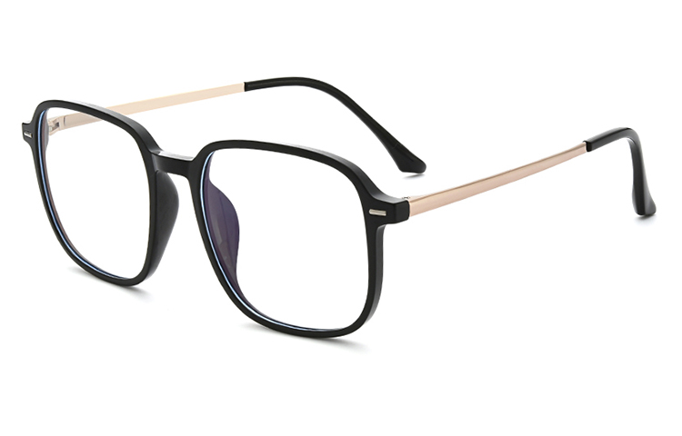 MUZU Пластиковая квадратная оправа для очков TR/Memory унисекс, Black
MUZU Пластиковая квадратная оправа для очков TR/Memory унисекс, Black