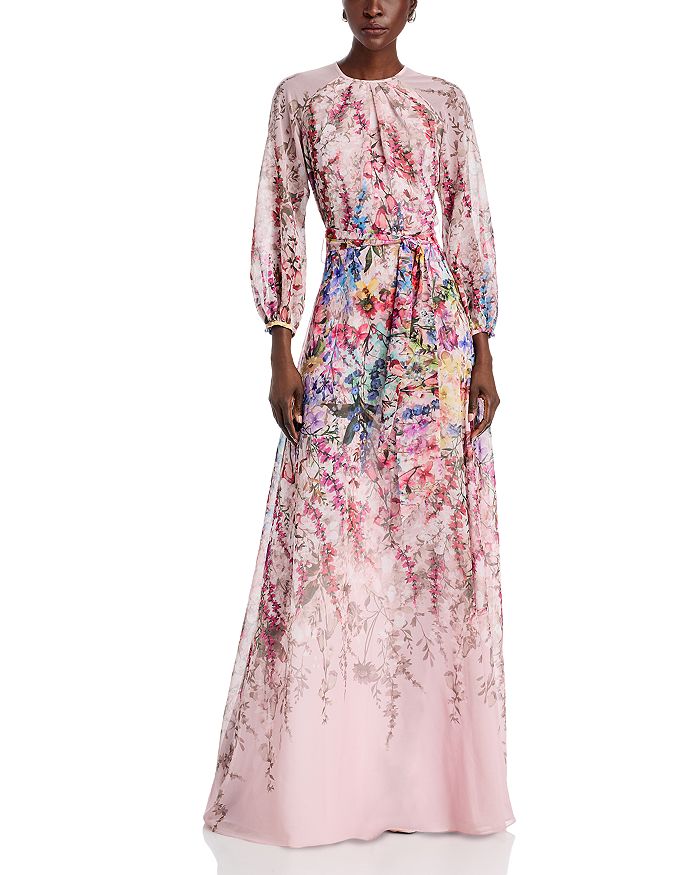 Шифоновое платье А-силуэта с цветочным принтом Teri Jon by Rickie Freeman, розовый
Шифоновое платье А-силуэта с цветочным принтом Teri Jon by Rickie Freeman, розовый