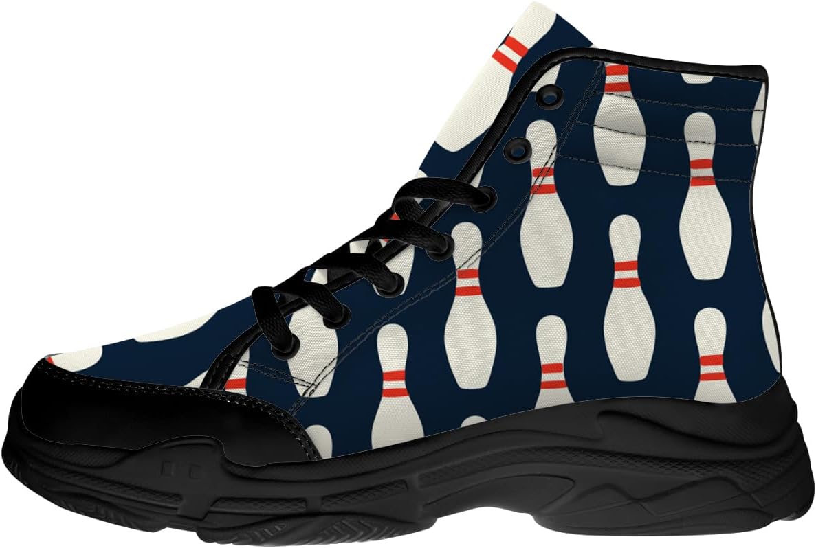 Кроссовки Quorax для мужчин и женщин с высоким верхом для боулинга, на шнуровке, из холста, подарок для него и для нее, темно-синий
Кроссовки Quorax для мужчин и женщин с высоким верхом для боулинга, на шнуровке, из холста, подарок для него и для нее, темно-синий