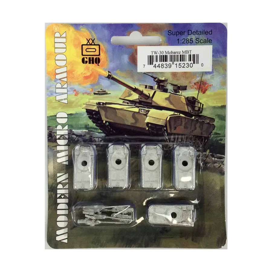 Модифицированный британский танк Mobarez, Modern Micro Armour - Third World Warriors (1:285)
Модифицированный британский танк Mobarez, Modern Micro Armour - Third World Warriors (1:285)