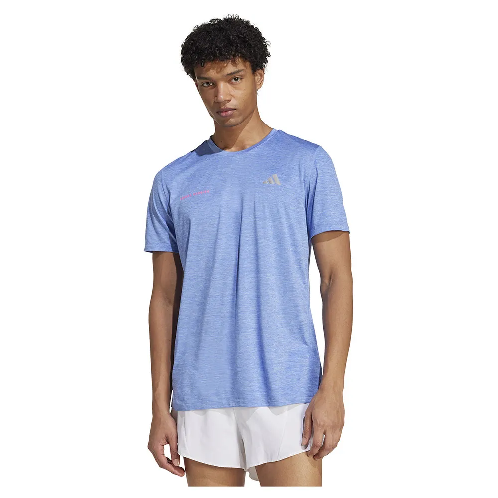 Футболка с коротким рукавом спортивная adidas Own The Run Melange, синий
Футболка с коротким рукавом спортивная adidas Own The Run Melange, синий