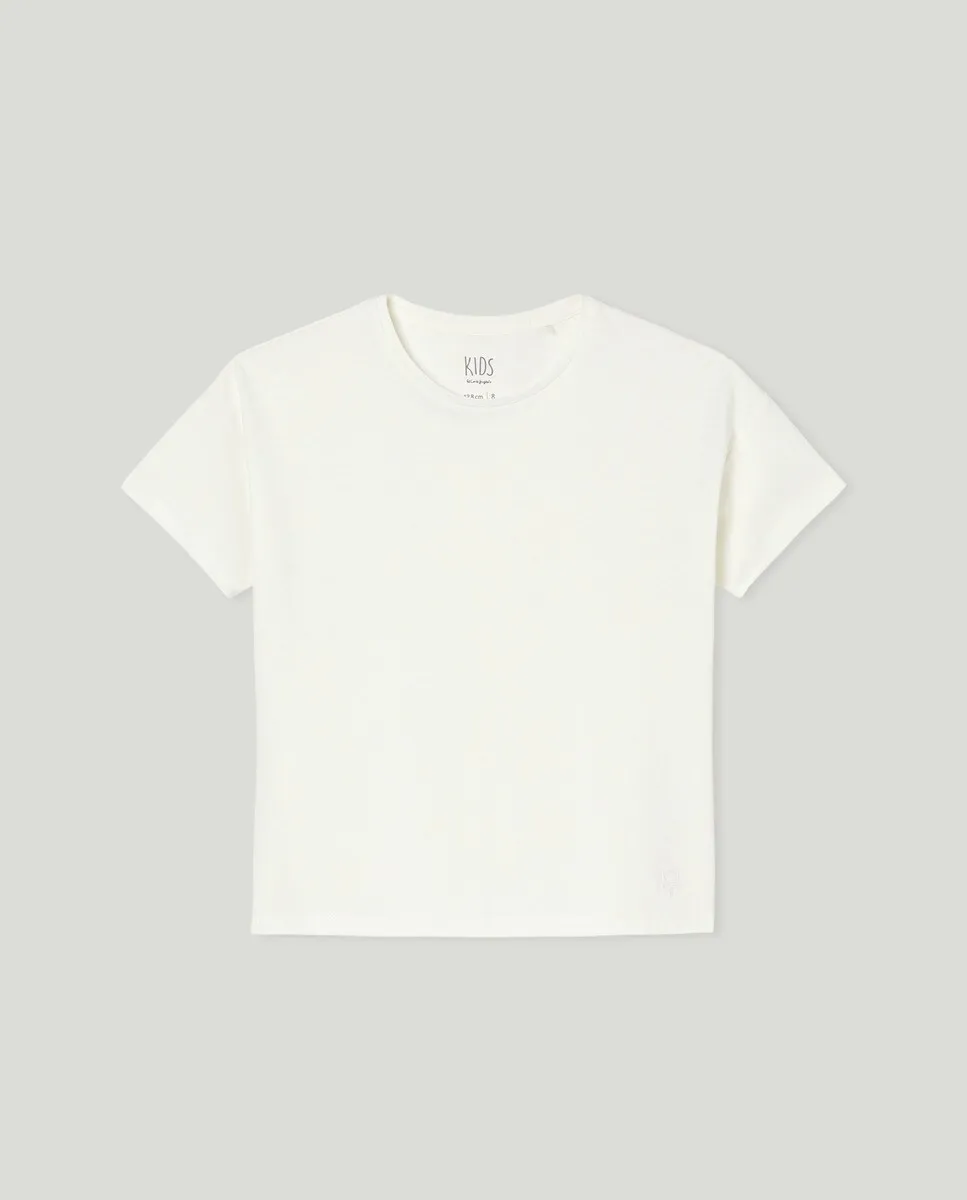 Базовая футболка для девочки с короткими рукавами Kids El Corte Inglés, цвет Blanco Roto
Базовая футболка для девочки с короткими рукавами Kids El Corte Inglés, цвет Blanco Roto