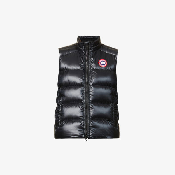 Жилет с подкладкой из переработанного нейлона на пуху Cypress Canada Goose, черный
Жилет с подкладкой из переработанного нейлона на пуху Cypress Canada Goose, черный