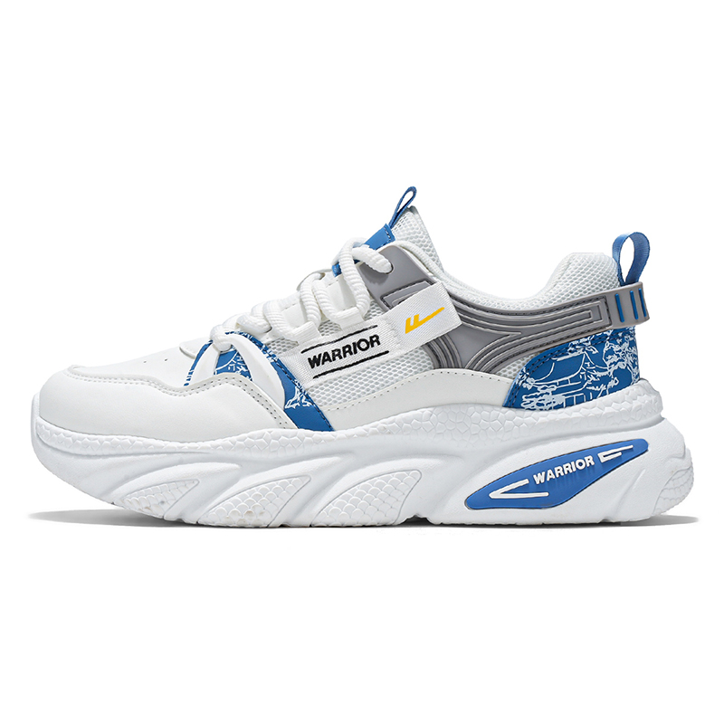 Кроссовки мужские низкие, массивные, серые WARRIOR, White Blue
Кроссовки мужские низкие, массивные, серые WARRIOR, White Blue