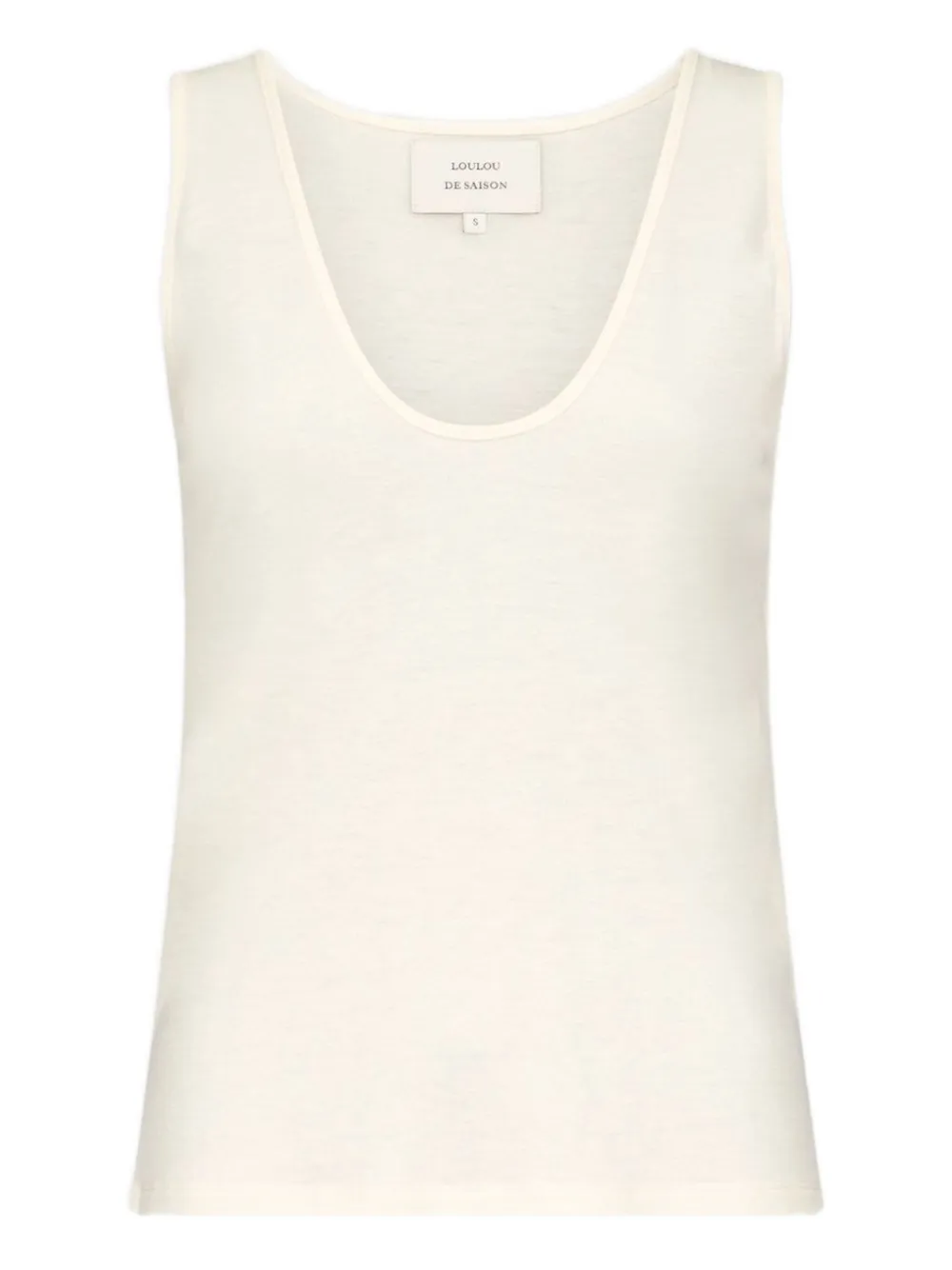 Майка с круглым вырезом LouLou de Saison, белый
Майка с круглым вырезом LouLou de Saison, белый