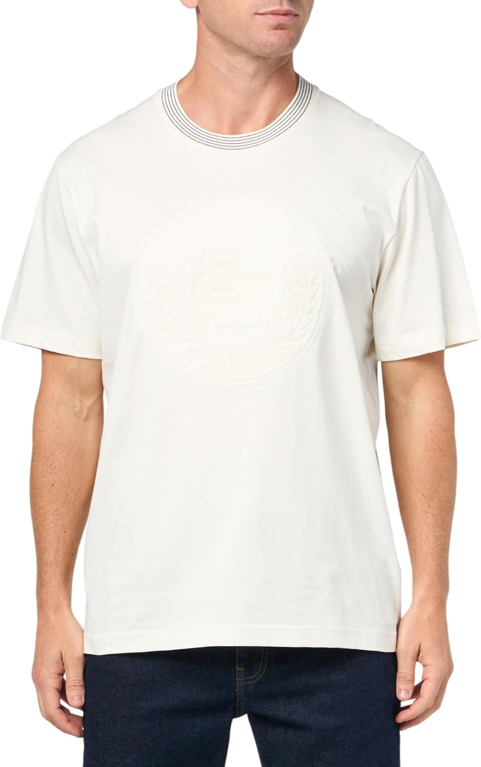 Мужская футболка Lacoste Classic Fit с тисненым крокодиловым принтом, Off-White, Белый, Мужская футболка Lacoste Classic Fit с тисненым крокодиловым принтом, Off-White
Мужская футболка Lacoste Classic Fit с тисненым крокодиловым принтом, Off-White, Белый, Мужская футболка Lacoste Classic Fit с тисненым крокодиловым принтом, Off-White