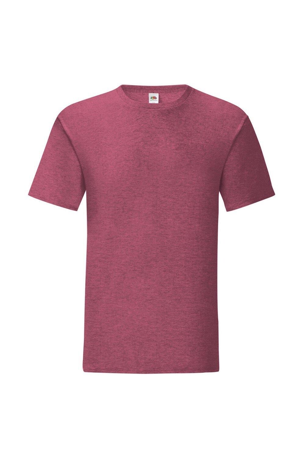 Футболка Iconic 150 «Хезер» Fruit of the Loom, красный 
Футболка Iconic 150 «Хезер» Fruit of the Loom, красный