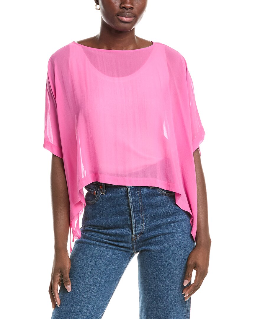 Шелковое пончо EILEEN FISHER, розовый
Шелковое пончо EILEEN FISHER, розовый