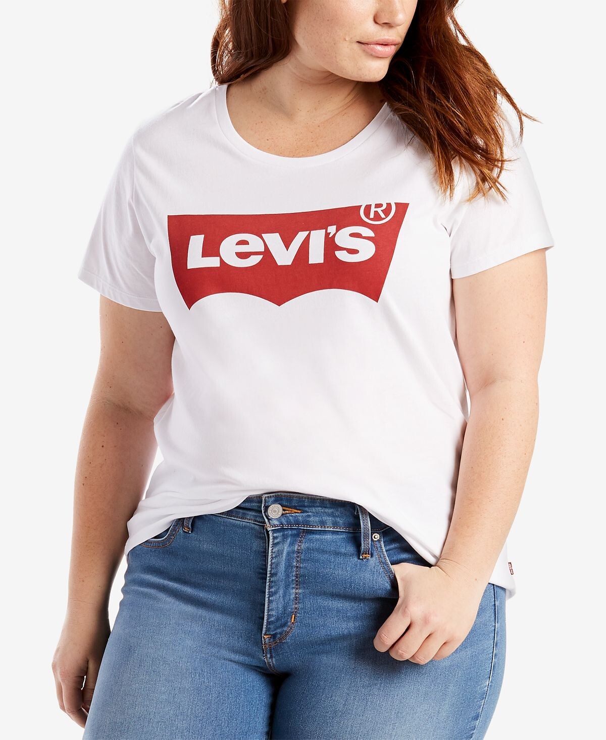 Модная футболка больших размеров batwing perfect с графическим логотипом Levi's, белый
Модная футболка больших размеров batwing perfect с графическим логотипом Levi's, белый