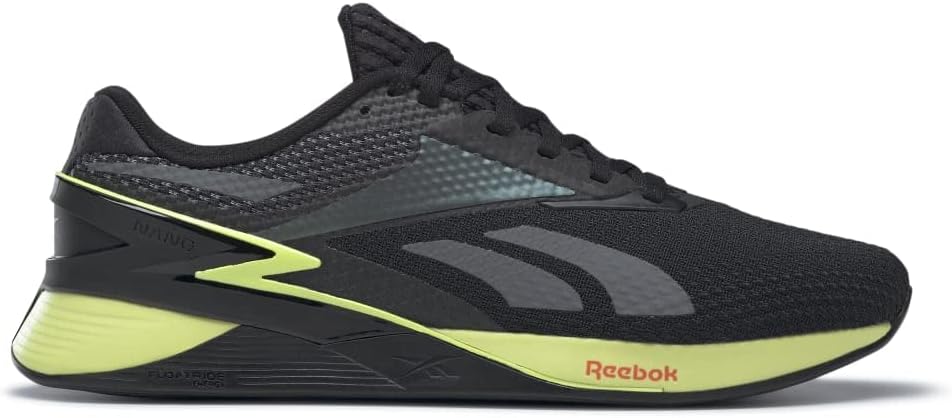Кроссовки Reebok Nano X3 для взрослых унисекс, черный/оранжевый
Кроссовки Reebok Nano X3 для взрослых унисекс, черный/оранжевый