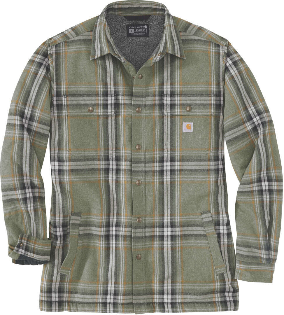 Рубашка Carhartt Flannel Sherpa Lined, зеленый
Рубашка Carhartt Flannel Sherpa Lined, зеленый