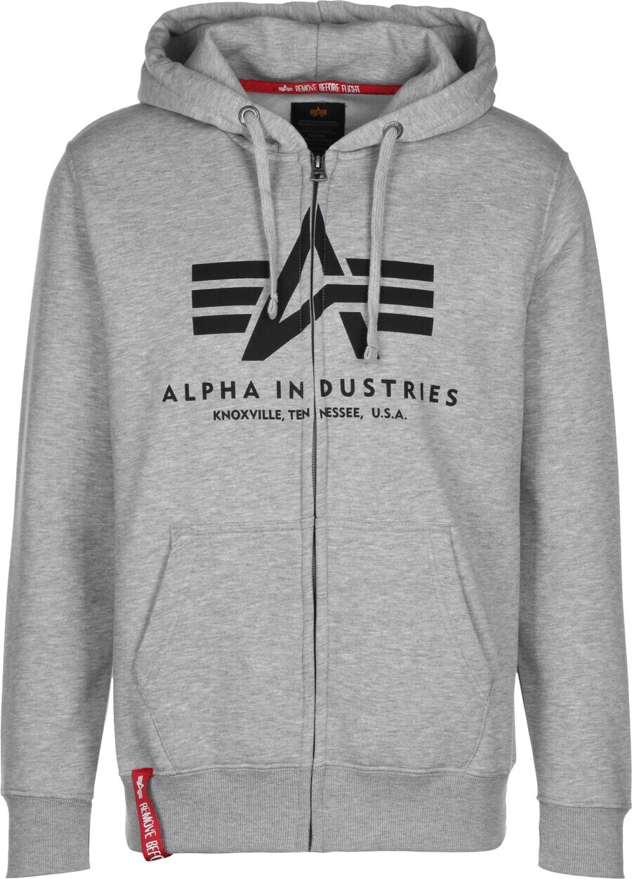 Худи на молнии Alpha Industries, серый
Худи на молнии Alpha Industries, серый