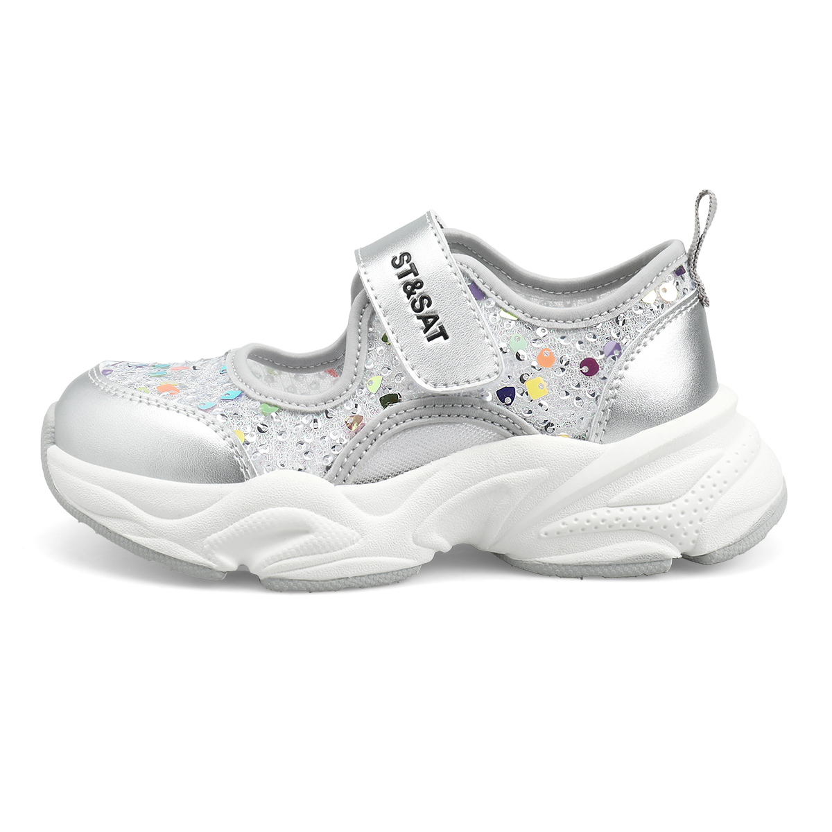 Детские сандалии с низким верхом, нескользящие и дышащие ST&SAT KIDS, серебряный
Детские сандалии с низким верхом, нескользящие и дышащие ST&SAT KIDS, серебряный