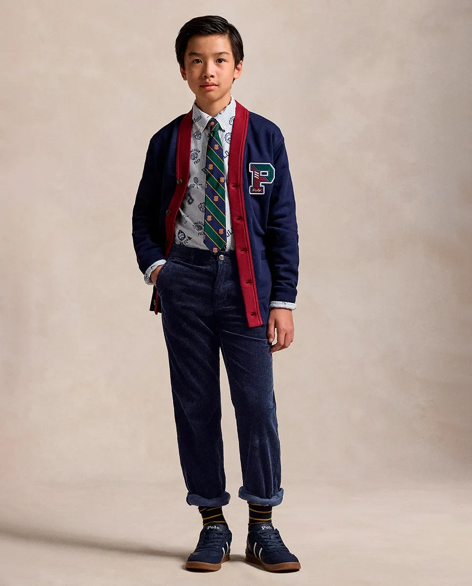 Вельветовые брюки для мальчика Bedford прямого кроя Polo Ralph Lauren, темно-синий
Вельветовые брюки для мальчика Bedford прямого кроя Polo Ralph Lauren, темно-синий