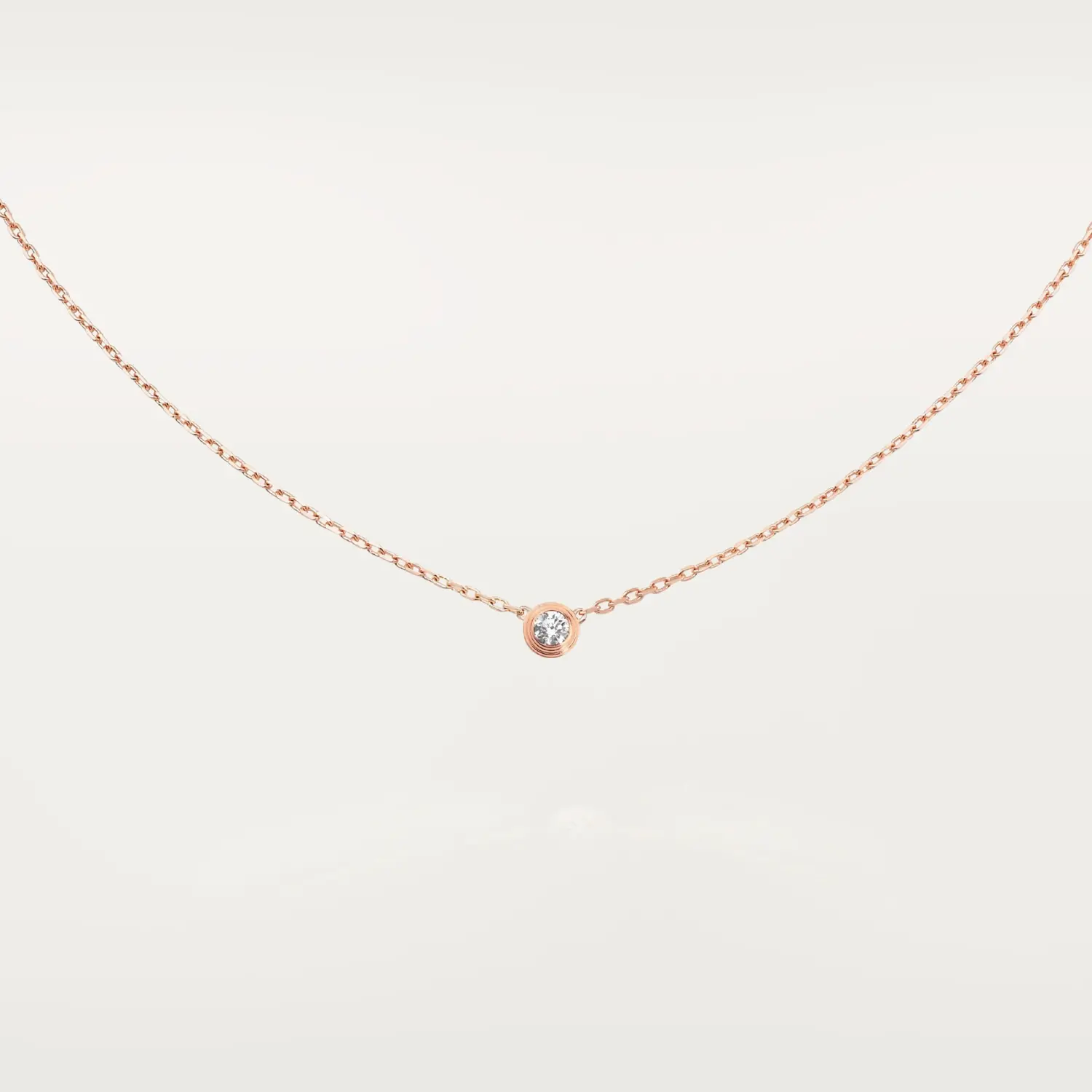 Колье Cartier d'Amour Small, розовое золото/бриллиант
Колье Cartier d'Amour Small, розовое золото/бриллиант