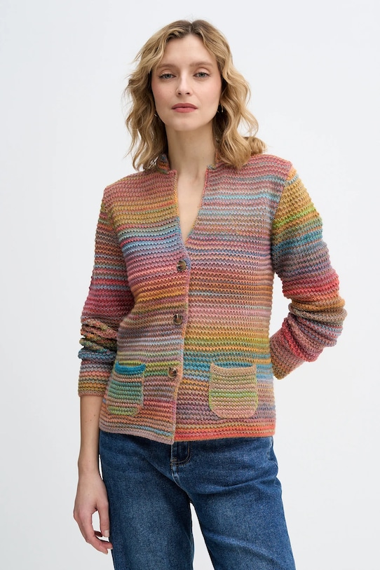 Кардиган из шерсти United Colors of Benetton, розовый
Кардиган из шерсти United Colors of Benetton, розовый