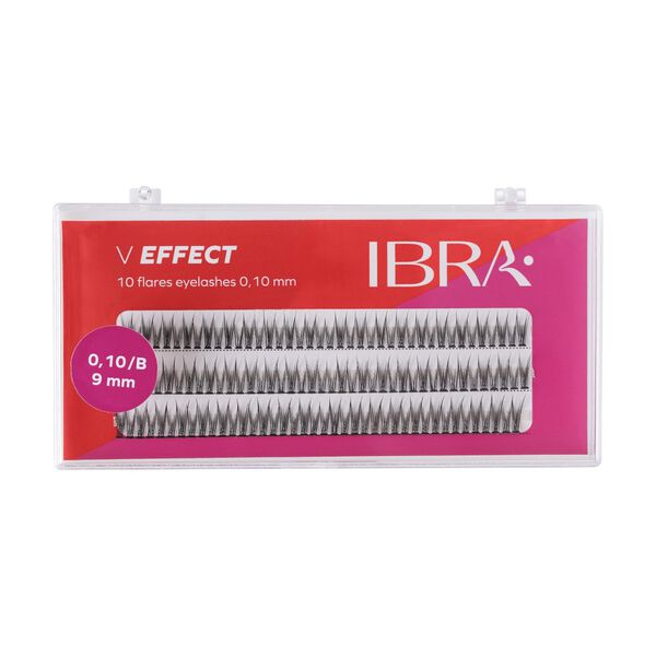 Пучки ресниц 9 мм, 120 шт./1 упаковка. Ibra Makeup V effect b
Пучки ресниц 9 мм, 120 шт./1 упаковка. Ibra Makeup V effect b