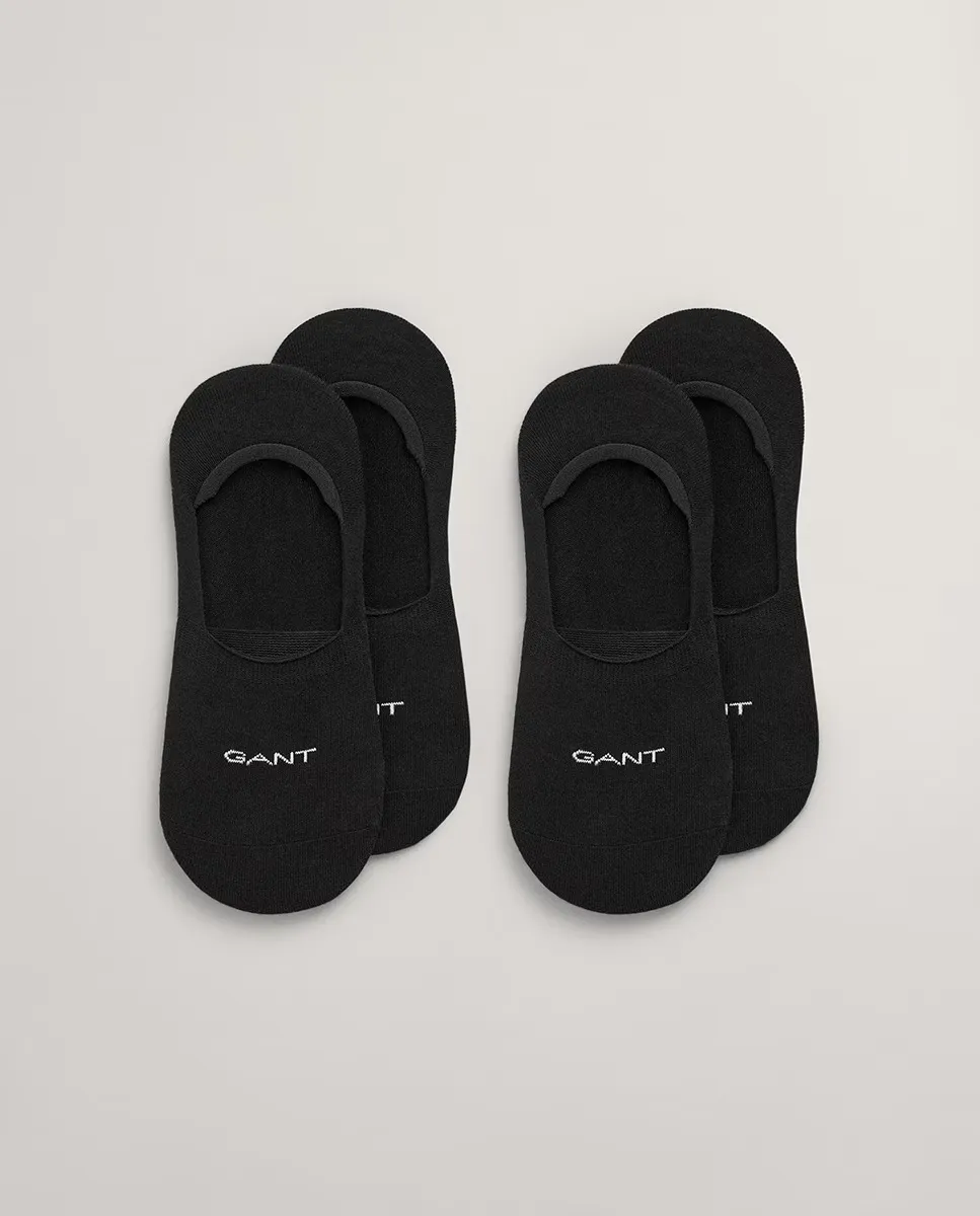 Комплект из двух пар мужских однотонных носков-невидимок Gant, черный
Комплект из двух пар мужских однотонных носков-невидимок Gant, черный