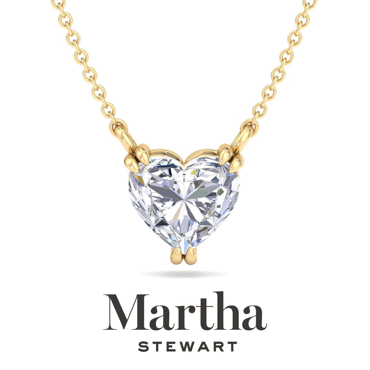 Ожерелье Марты Стюарт с выращенными в лаборатории бриллиантами в форме сердца из 14-каратного золота. Martha Stewart, 14K Yellow Gold/3 Carats
Ожерелье Марты Стюарт с выращенными в лаборатории бриллиантами в форме сердца из 14-каратного золота. Martha Stewart, 14K Yellow Gold/3 Carats