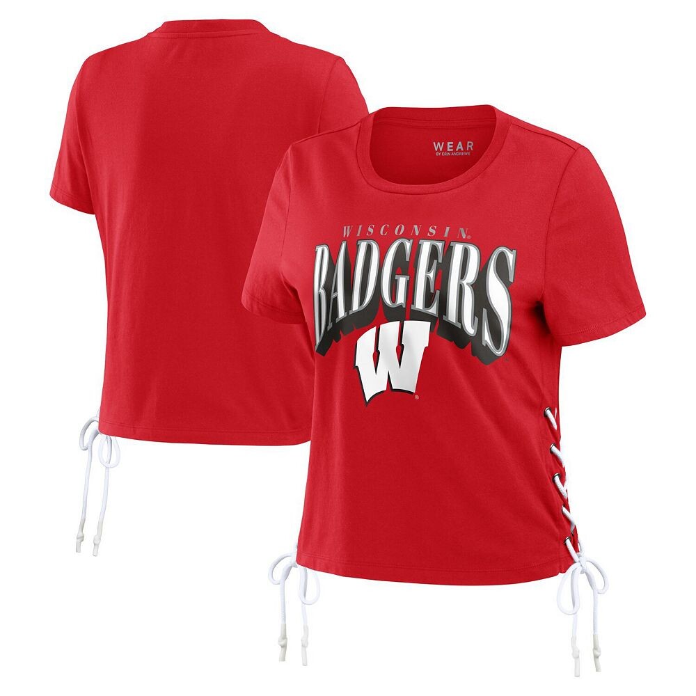 Женская одежда Erin Andrews Red Wisconsin Badgers Скромная укороченная футболка со шнуровкой по бокам WEAR by Erin Andrews, цвет Wis Red
Женская одежда Erin Andrews Red Wisconsin Badgers Скромная укороченная футболка со шнуровкой по бокам WEAR by Erin Andrews, цвет Wis Red