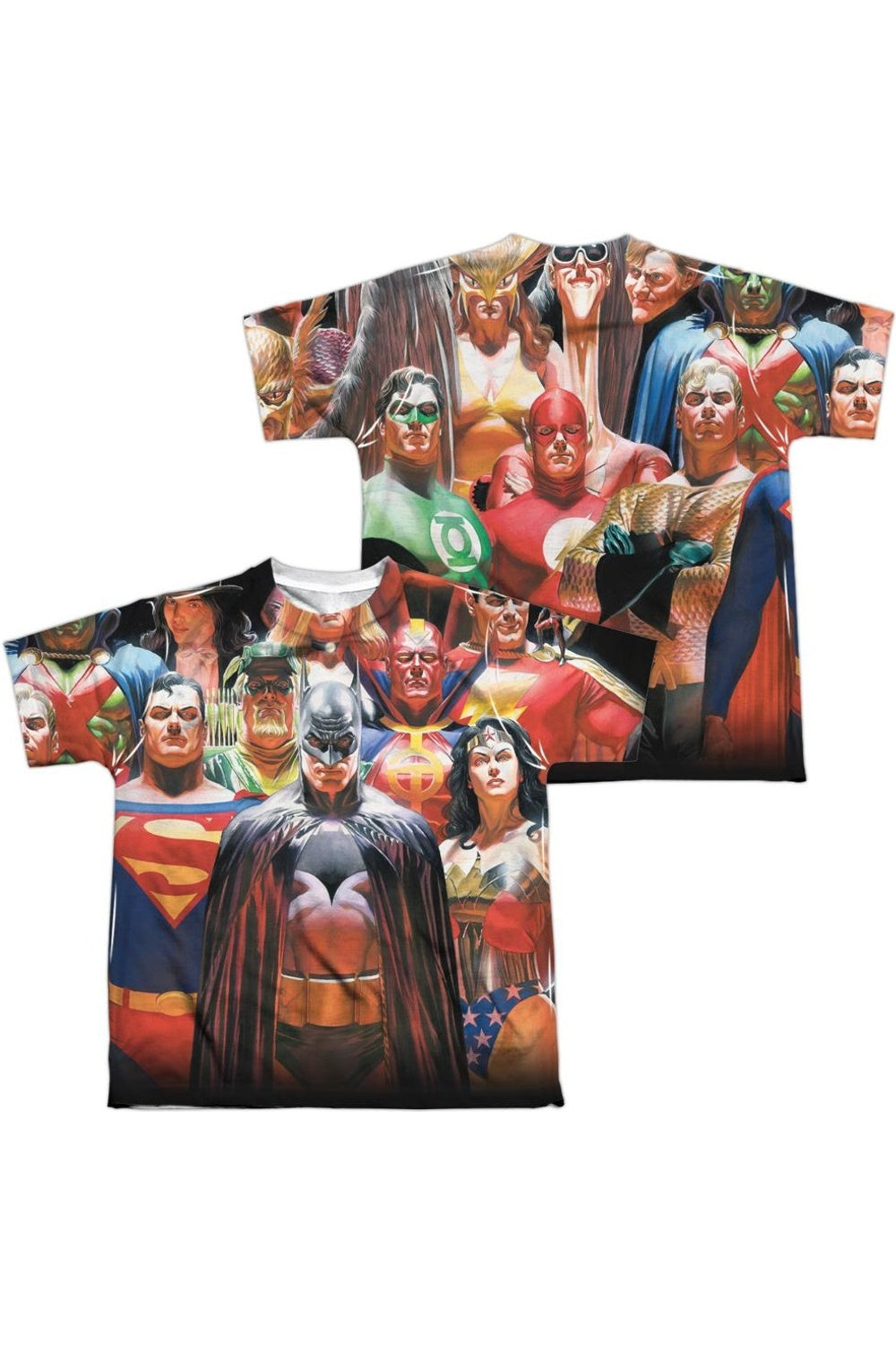 Футболка с коротким рукавом для детей "Лига справедливости Америки: Стена героев" (принт спереди и сзади) Gildan, белый
Футболка с коротким рукавом для детей "Лига справедливости Америки: Стена героев" (принт спереди и сзади) Gildan, белый