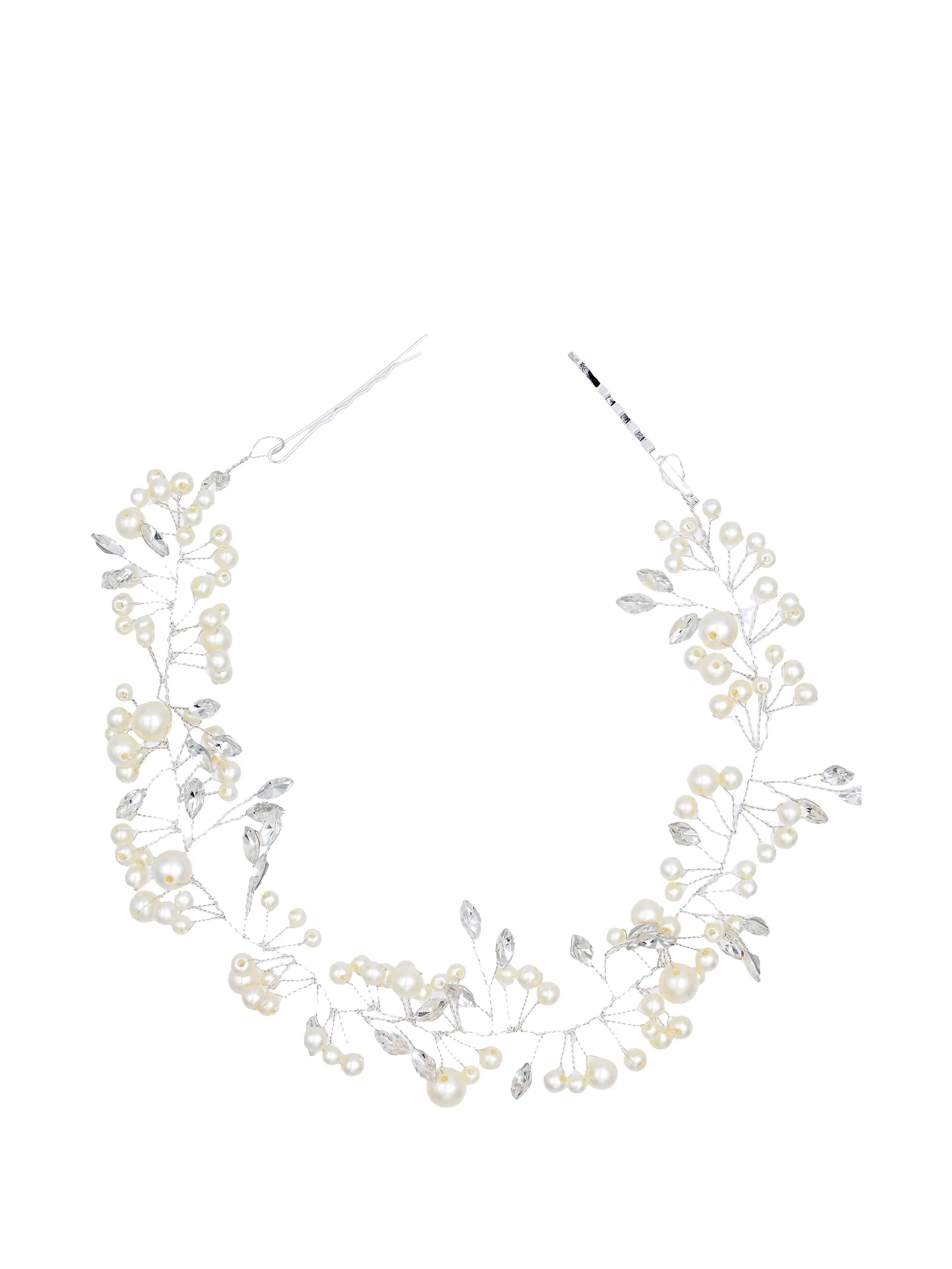 Заколка для волос Crystal Accent Pearl Tulleen, серебристый
Заколка для волос Crystal Accent Pearl Tulleen, серебристый