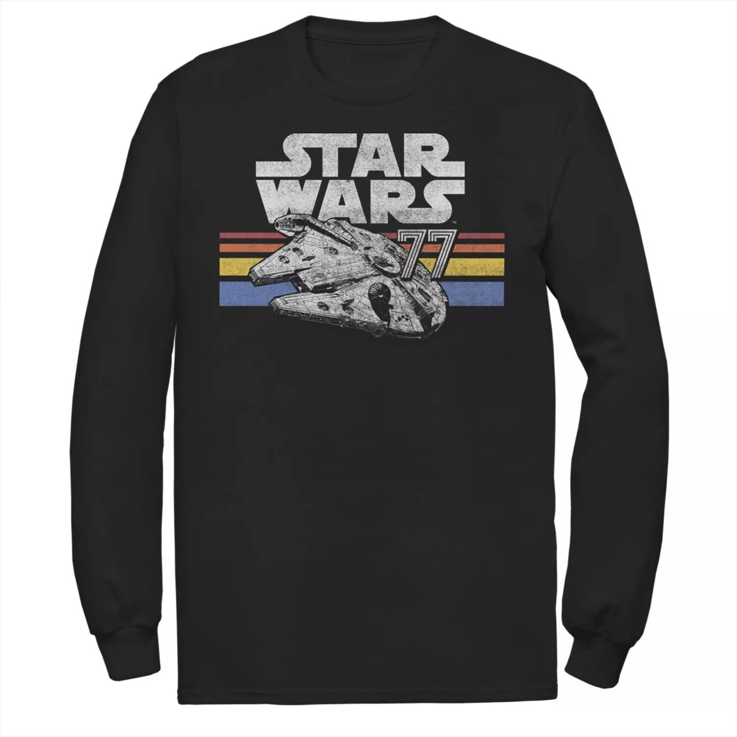 Мужская футболка с логотипом Star Wars Millennium Falcon 77 Retro Lines
Мужская футболка с логотипом Star Wars Millennium Falcon 77 Retro Lines