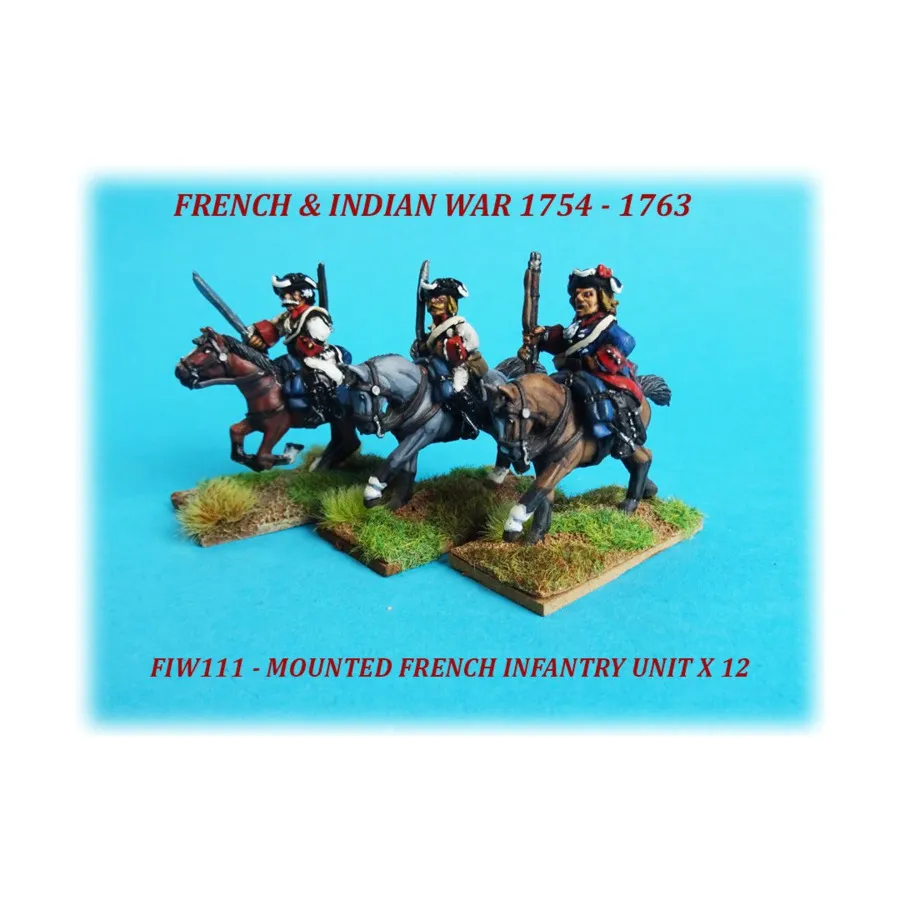 Конная французская пехотная часть, French & Indian War 1754-1763 (28mm)
Конная французская пехотная часть, French & Indian War 1754-1763 (28mm)