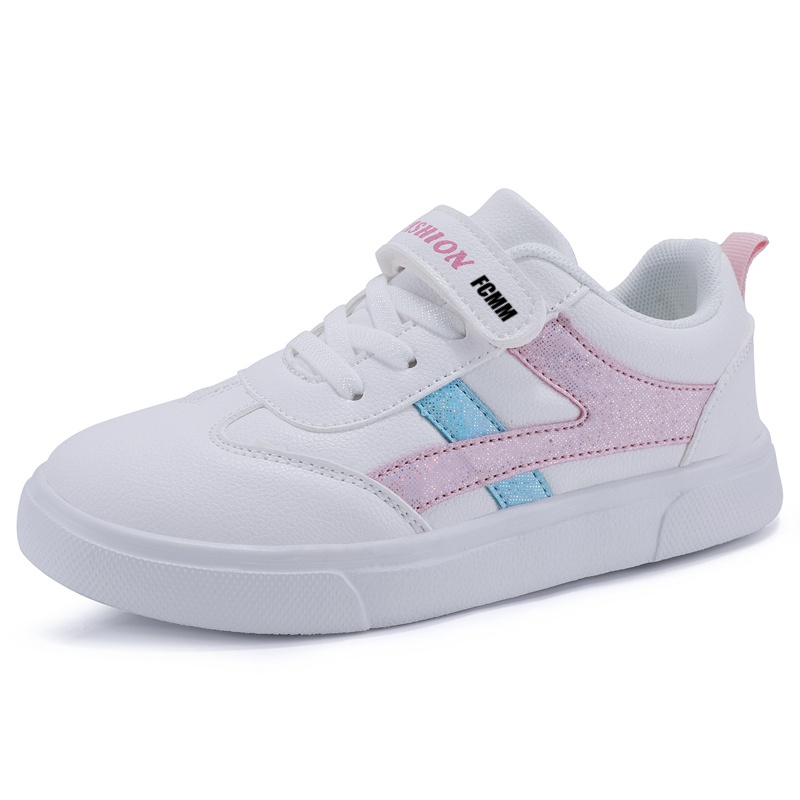 Нескользящие износостойкие низкие повседневные кроссовки для детей FCMM, белый/розовый
Нескользящие износостойкие низкие повседневные кроссовки для детей FCMM, белый/розовый
