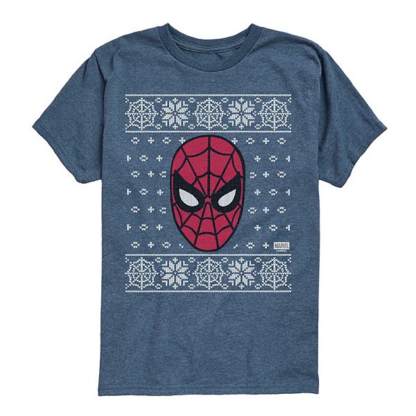 Футболка с принтом Spider-Man Ugly Christmas для мальчиков 8-20 Marvel, Heather Blue
Футболка с принтом Spider-Man Ugly Christmas для мальчиков 8-20 Marvel, Heather Blue