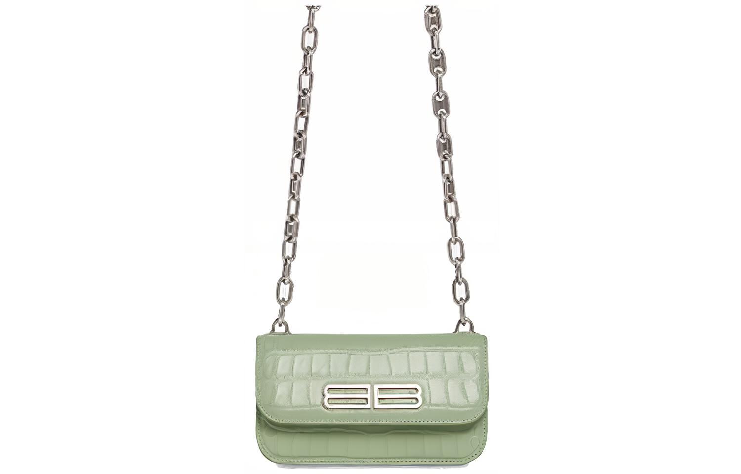Сумка через плечо Balenciaga из телячьей кожи женская светло-зеленая
Сумка через плечо Balenciaga из телячьей кожи женская светло-зеленая