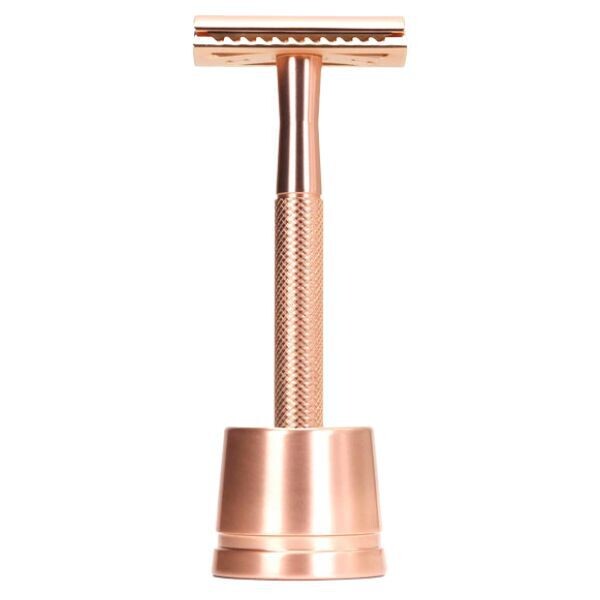 Bambaw набор: металлическая бритва для бритвенных лезвий, 1 шт + подставка из розового золота, 1 шт.
Bambaw набор: металлическая бритва для бритвенных лезвий, 1 шт + подставка из розового золота, 1 шт.