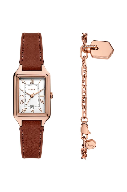 Часы и браслет Fossil, золотой
Часы и браслет Fossil, золотой