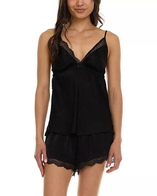 Атласный пижамный комплект Madelyn Flora Nikrooz, черный
Атласный пижамный комплект Madelyn Flora Nikrooz, черный