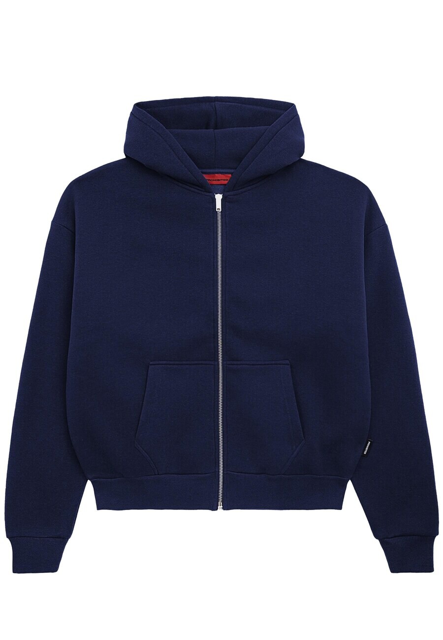 Худи на молнии Prohibited, морской синий
Худи на молнии Prohibited, морской синий