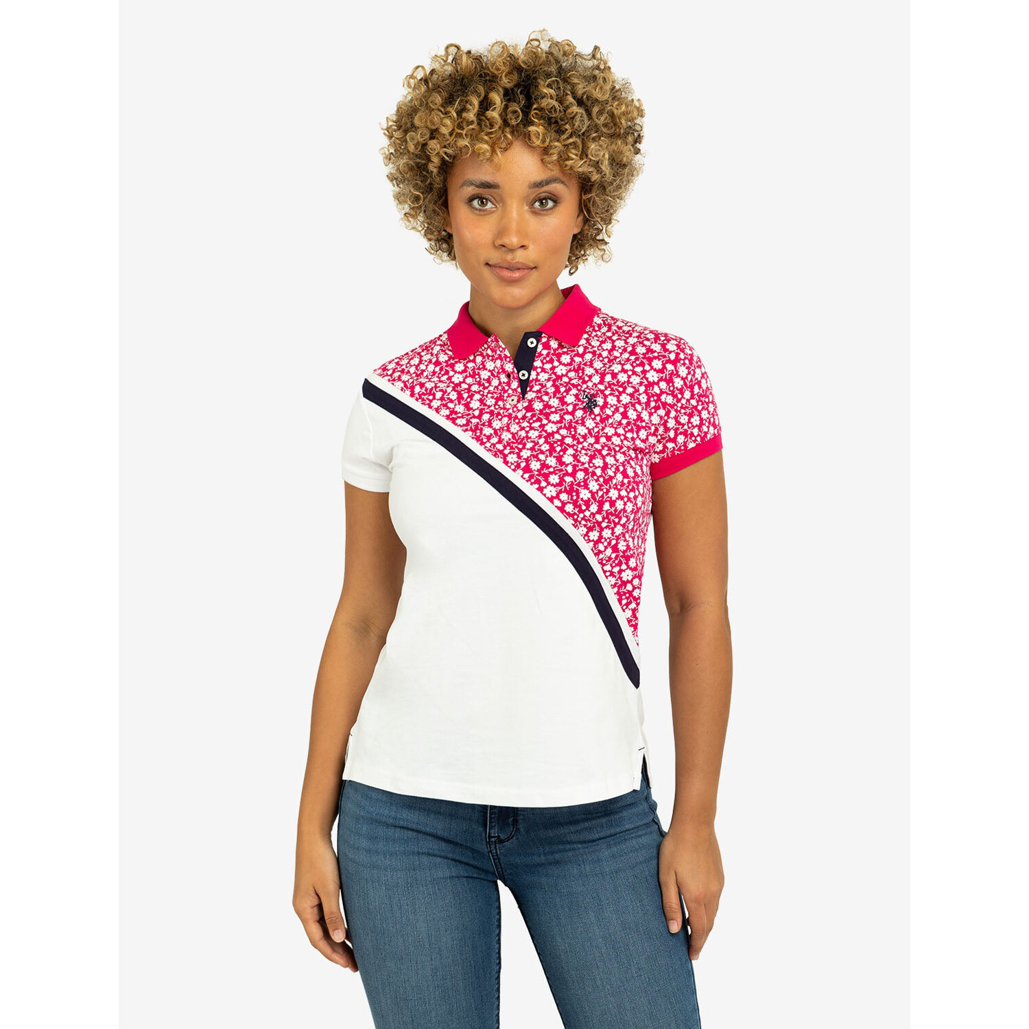 Футболка-поло U.S. Polo Assn. Ditsy Diagonal Colorblock, белый
Футболка-поло U.S. Polo Assn. Ditsy Diagonal Colorblock, белый