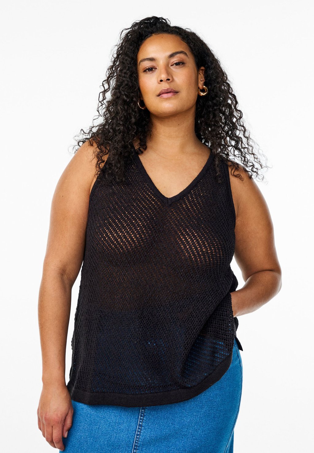 Джемпер MIT V-AUSSCHNITT Zizzi, черный
Джемпер MIT V-AUSSCHNITT Zizzi, черный