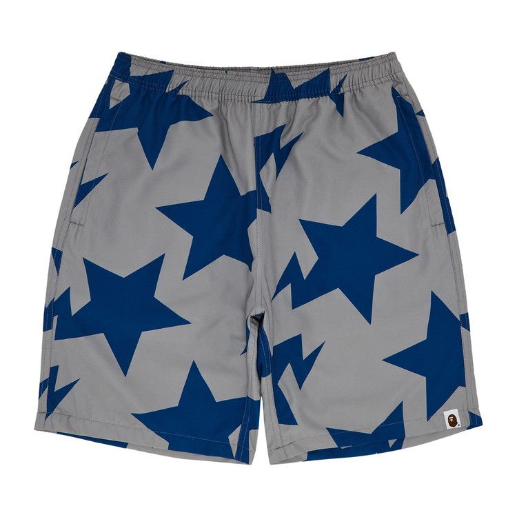 Шорты BAPE Sta Pattern Beach Shorts, Grey/Blue
Шорты BAPE Sta Pattern Beach Shorts, Grey/Blue