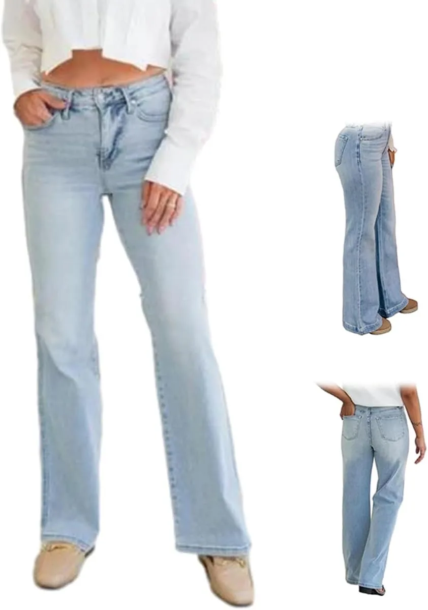 Женские джинсы Plus Size, Vintage Wash, Stretchy, Straight Leg, High Waisted
Женские джинсы Plus Size, Vintage Wash, Stretchy, Straight Leg, High Waisted