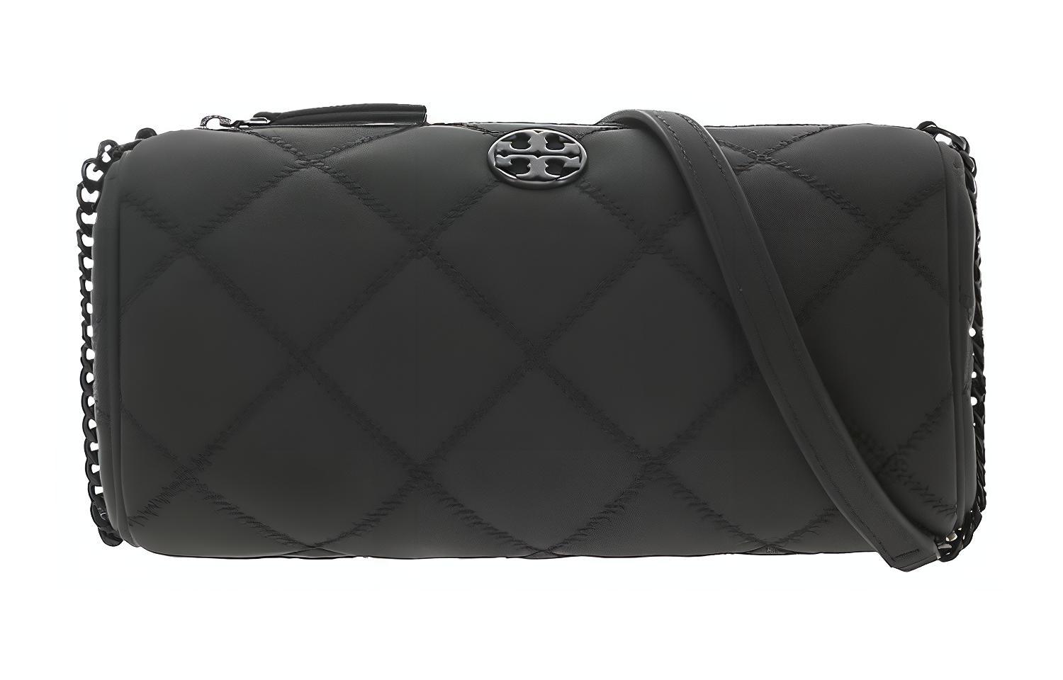 Кожаная цилиндрическая сумка-кроссбод через плечо мини женская черная TORY BURCH
Кожаная цилиндрическая сумка-кроссбод через плечо мини женская черная TORY BURCH