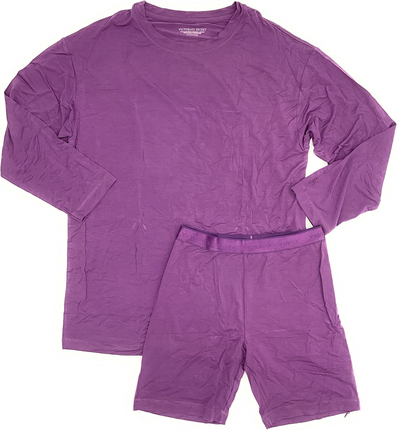 Victoria's Modal пижамный комплект: футболка для сна и шорты Victoria's Secret, Purple
Victoria's Modal пижамный комплект: футболка для сна и шорты Victoria's Secret, Purple