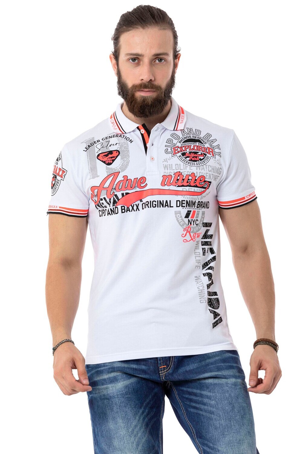 Футболка Cipo & Baxx, белый
Футболка Cipo & Baxx, белый