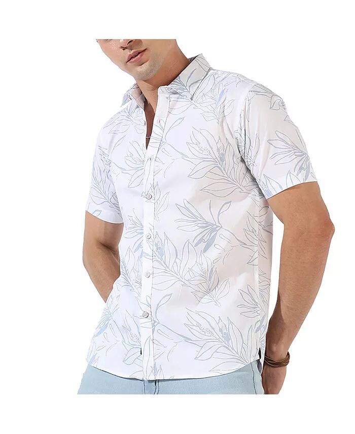 Мужская белая рубашка с принтом, свободного покроя, стандартного кроя Campus Sutra, белый
Мужская белая рубашка с принтом, свободного покроя, стандартного кроя Campus Sutra, белый