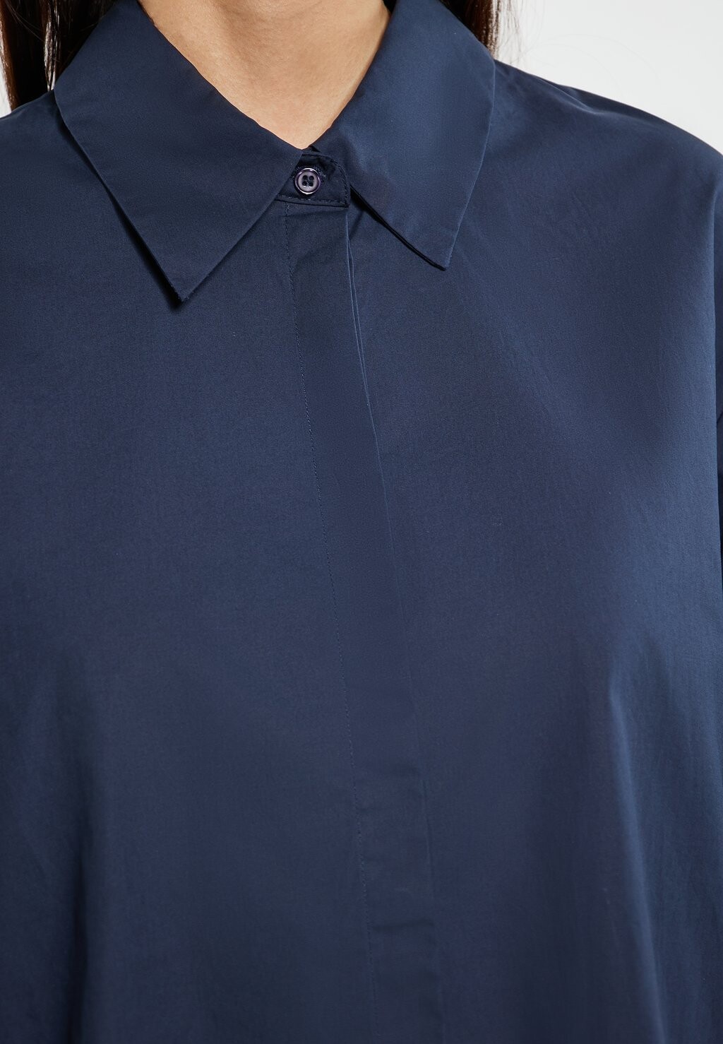 Блузка на пуговицах usha, темно-синий
Блузка на пуговицах usha, темно-синий