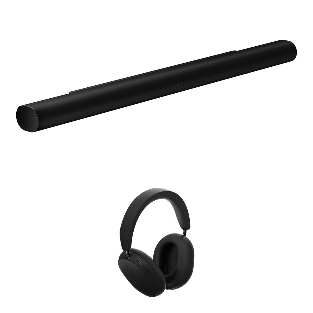 Наушники беспроводные Sonos Ace, черный + звуковая панель Sonos Arc Ultra, черный
Наушники беспроводные Sonos Ace, черный + звуковая панель Sonos Arc Ultra, черный