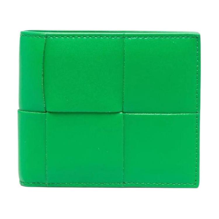 Кошелёк из коровьей кожи женский зелёный Bottega Veneta 
Кошелёк из коровьей кожи женский зелёный Bottega Veneta
