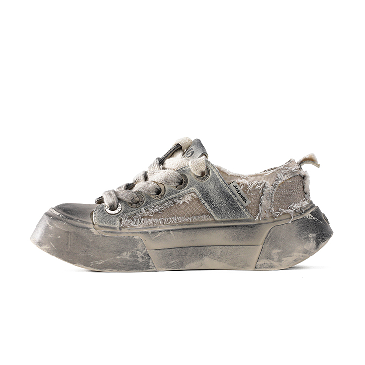AGE ANGEL Износостойкие низкие кедры на платформе унисекс серо-хаки, цвет Gray Khaki 
AGE ANGEL Износостойкие низкие кедры на платформе унисекс серо-хаки, цвет Gray Khaki